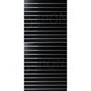 SLAT drážkový panel 120 x 240 cm, 23 drážek, rozteč 10 cm, bez insertů, černý