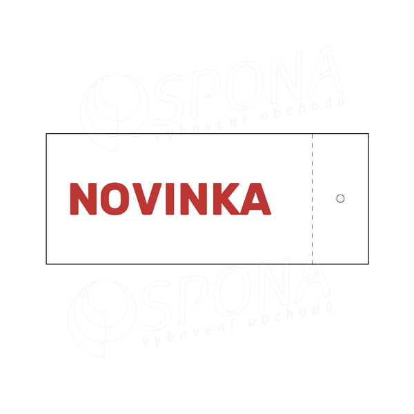 Papírové visačky SKONTO na ramínka, NOVINKA, 100ks