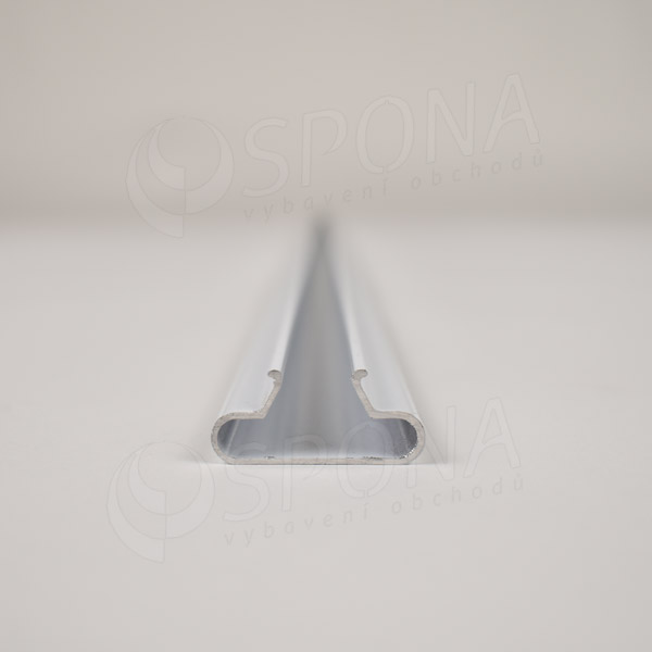 SLAT insert / lišta do drážky, profil T, hliník 0,85 mm, délka 240,4 cm, zakulacený, bílý