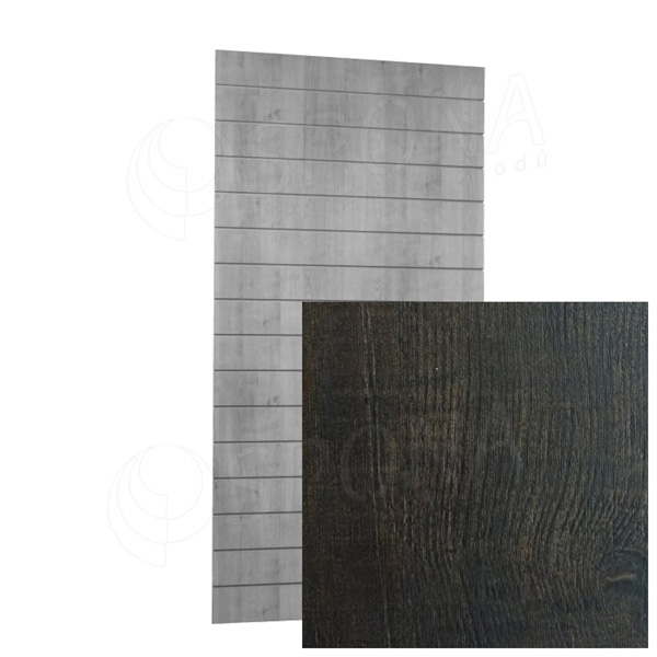 SLAT ARK drážkový panel 120 x 240 cm, 15 drážek, rozteč 15 cm, bez insertů, antik 3D