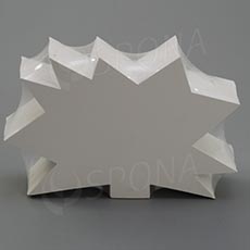 Papírové visačky DREAMER "ježek" 120 x 80 mm, bílé, 90 ks