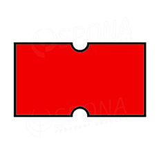 Etikety do etiketovacích kleští COLA-PLY, rovné, 22x12mm,červené, 1250ks