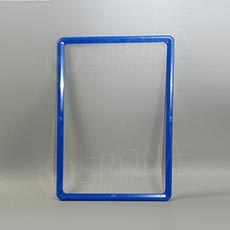 Plastový rámeček na plakáty 100, formát A4, 210x297mm,tloušťka 11mm,modrý