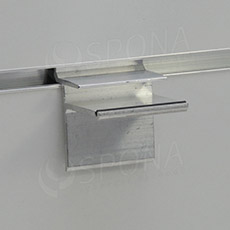SLAT držák skleněných polic 6 x 36 mm, hliník