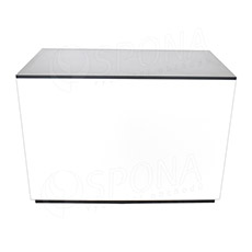 Pult BOX komplet prodejní 122 x 93 x 65 cm, bílé + černé LTD
